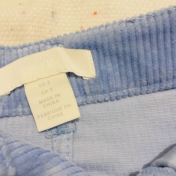 Light blue corduroy skirt - Picture 5 of 5